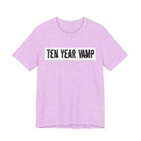 Ten Year Vamp Retro Bumpersticker Band Tee | Unisex