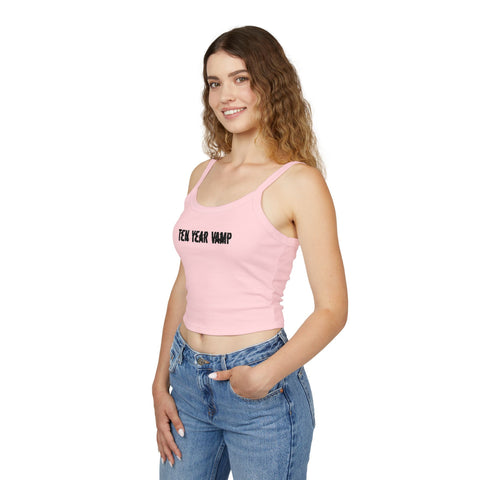 Ten Year Vamp Spaghetti Strap Tank Top