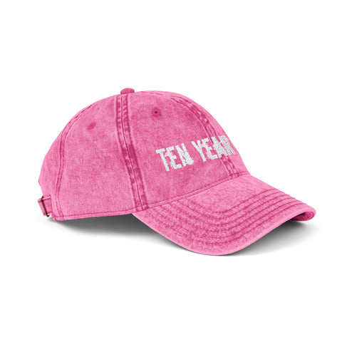 Ten Year Vamp Vintage Embroidered Cap