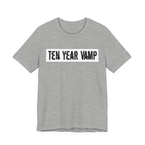 Ten Year Vamp Retro Bumpersticker Band Tee | Unisex