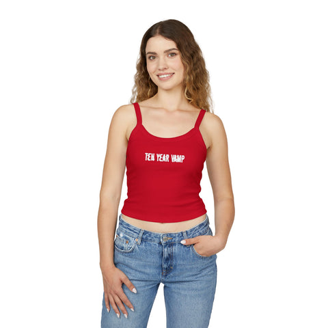Ten Year Vamp Spaghetti Strap Tank Top