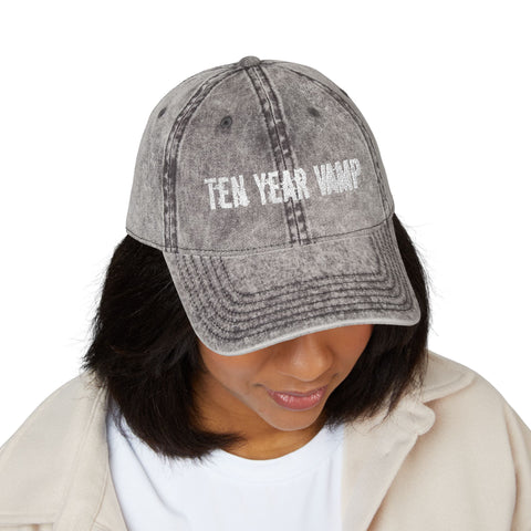 Ten Year Vamp Vintage Embroidered Cap