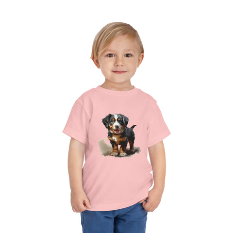 Toddler Short Sleeve Puppy Tee