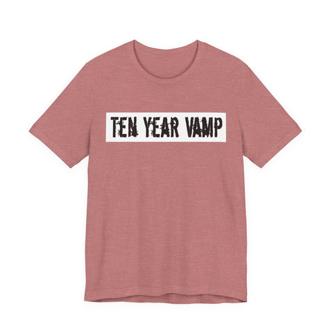 Ten Year Vamp Retro Bumpersticker Band Tee | Unisex