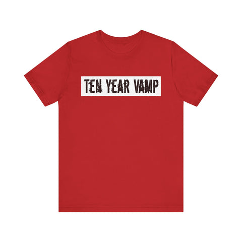 Ten Year Vamp Retro Bumpersticker Band Tee | Unisex