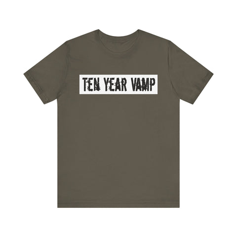 Ten Year Vamp Retro Bumpersticker Band Tee | Unisex