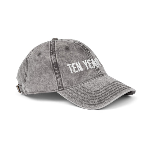 Ten Year Vamp Vintage Embroidered Cap