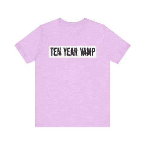 Ten Year Vamp Retro Bumpersticker Band Tee | Unisex