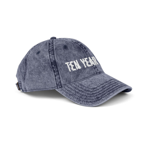 Ten Year Vamp Vintage Embroidered Cap
