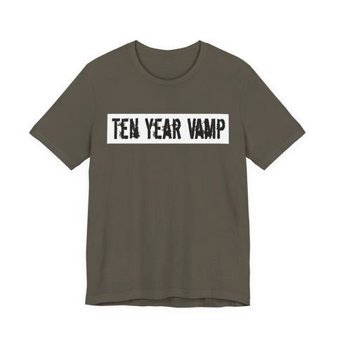Ten Year Vamp Retro Bumpersticker Band Tee | Unisex