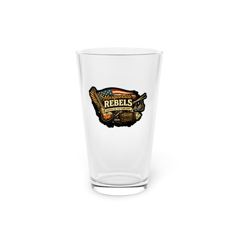 Masquerade Rebels Pint Glass