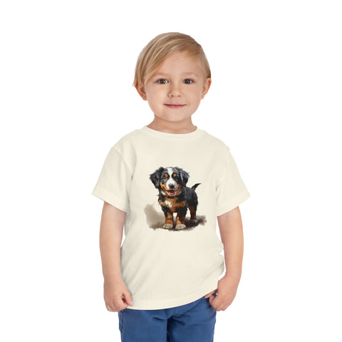 Toddler Short Sleeve Puppy Tee