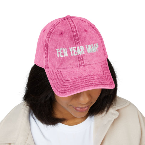 Ten Year Vamp Vintage Embroidered Cap
