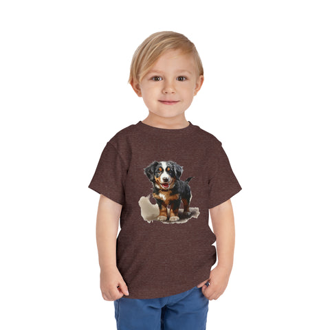 Toddler Short Sleeve Puppy Tee