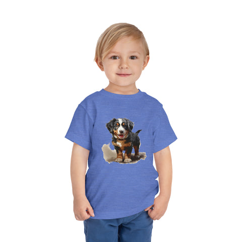 Toddler Short Sleeve Puppy Tee