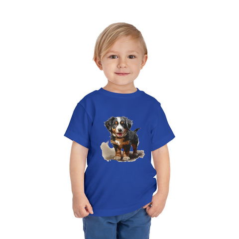 Toddler Short Sleeve Puppy Tee