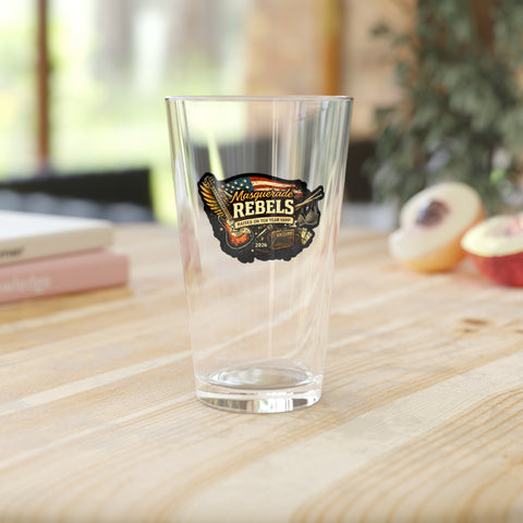 Masquerade Rebels Pint Glass