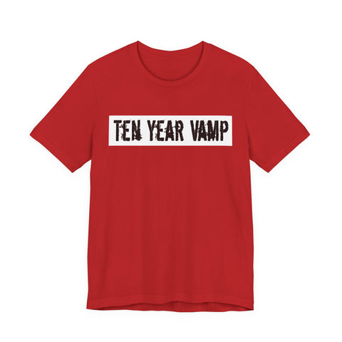 Ten Year Vamp Retro Bumpersticker Band Tee | Unisex