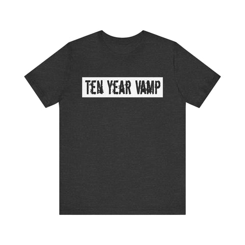 Ten Year Vamp Retro Bumpersticker Band Tee | Unisex