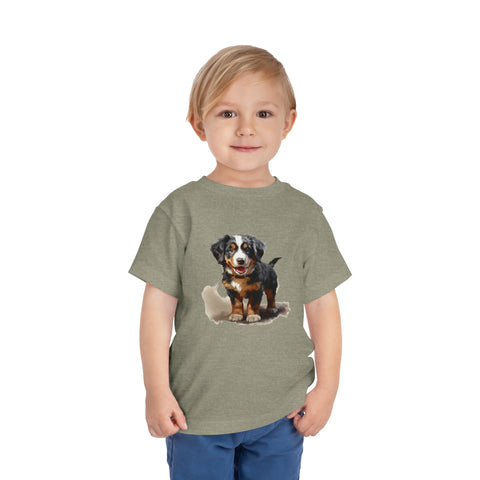 Toddler Short Sleeve Puppy Tee