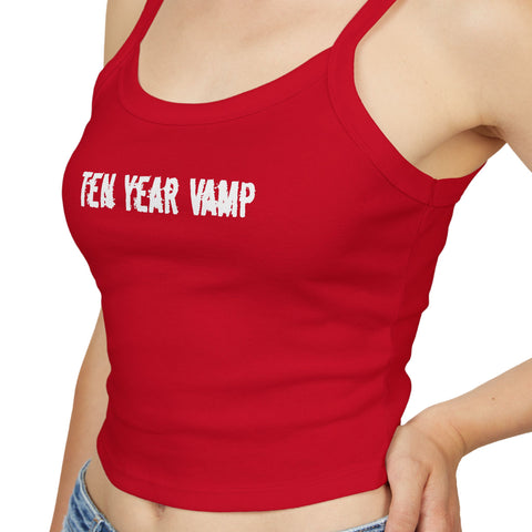 Ten Year Vamp Spaghetti Strap Tank Top