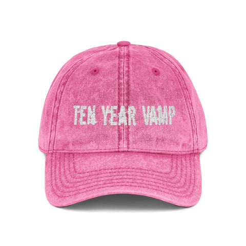 Ten Year Vamp Vintage Embroidered Cap