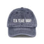 Ten Year Vamp Vintage Embroidered Cap