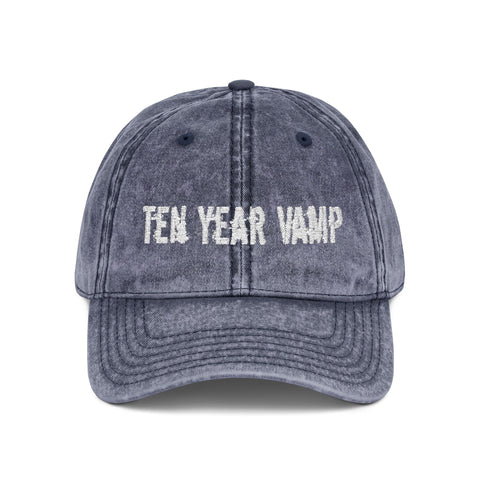 Ten Year Vamp Vintage Embroidered Cap