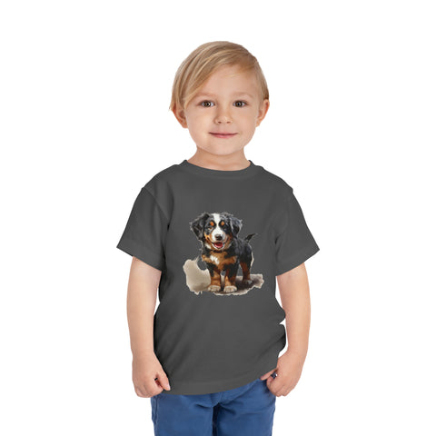 Toddler Short Sleeve Puppy Tee
