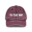 Ten Year Vamp Vintage Embroidered Cap
