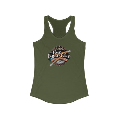 Fine Cigar Club Racerback Tank Top