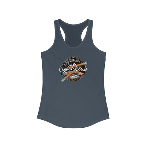 Fine Cigar Club Racerback Tank Top