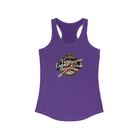 Fine Cigar Club Racerback Tank Top
