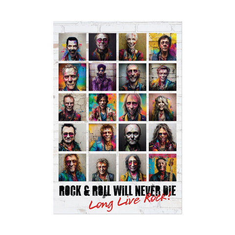 Rock & Roll Will Never Die Poster
