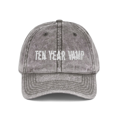 Ten Year Vamp Vintage Embroidered Cap