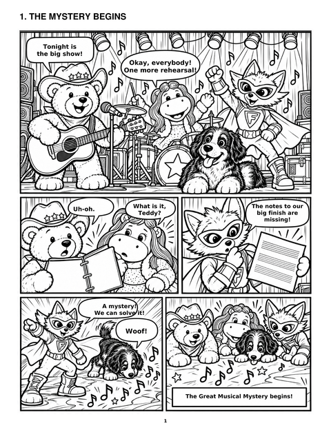 Teddy B and the Bum Shufflers The Great Musical Mystery