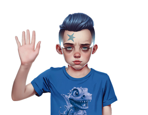 Toddler Short Sleeve Dinosaur Tee
