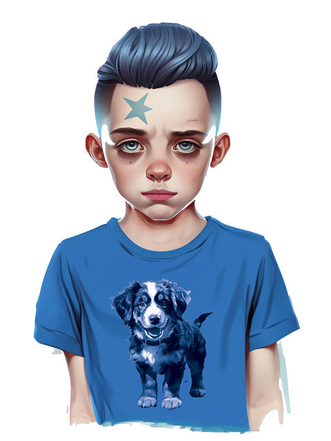 Toddler Short Sleeve Puppy Tee