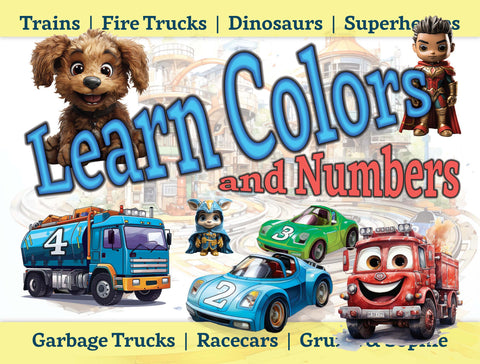 Learn Colors & Numbers Softcover Book