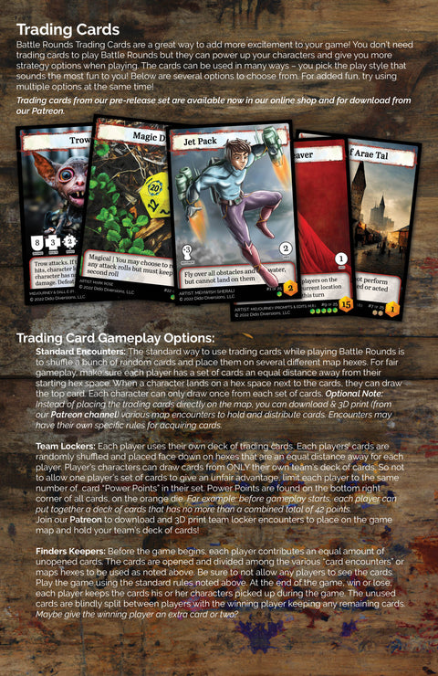 Battle Rounds Rulebook / Comic (Version 1.5)